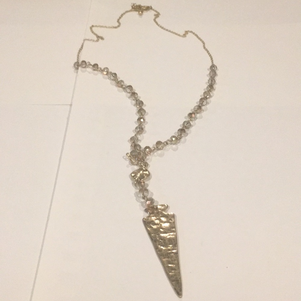 Arrowhead beaded necklace